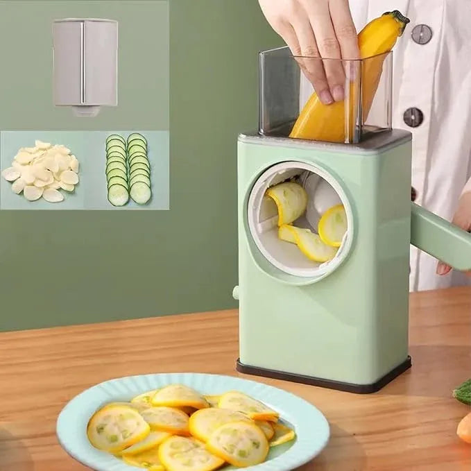 Stainless Steel Rotary Vegetable Cutter
