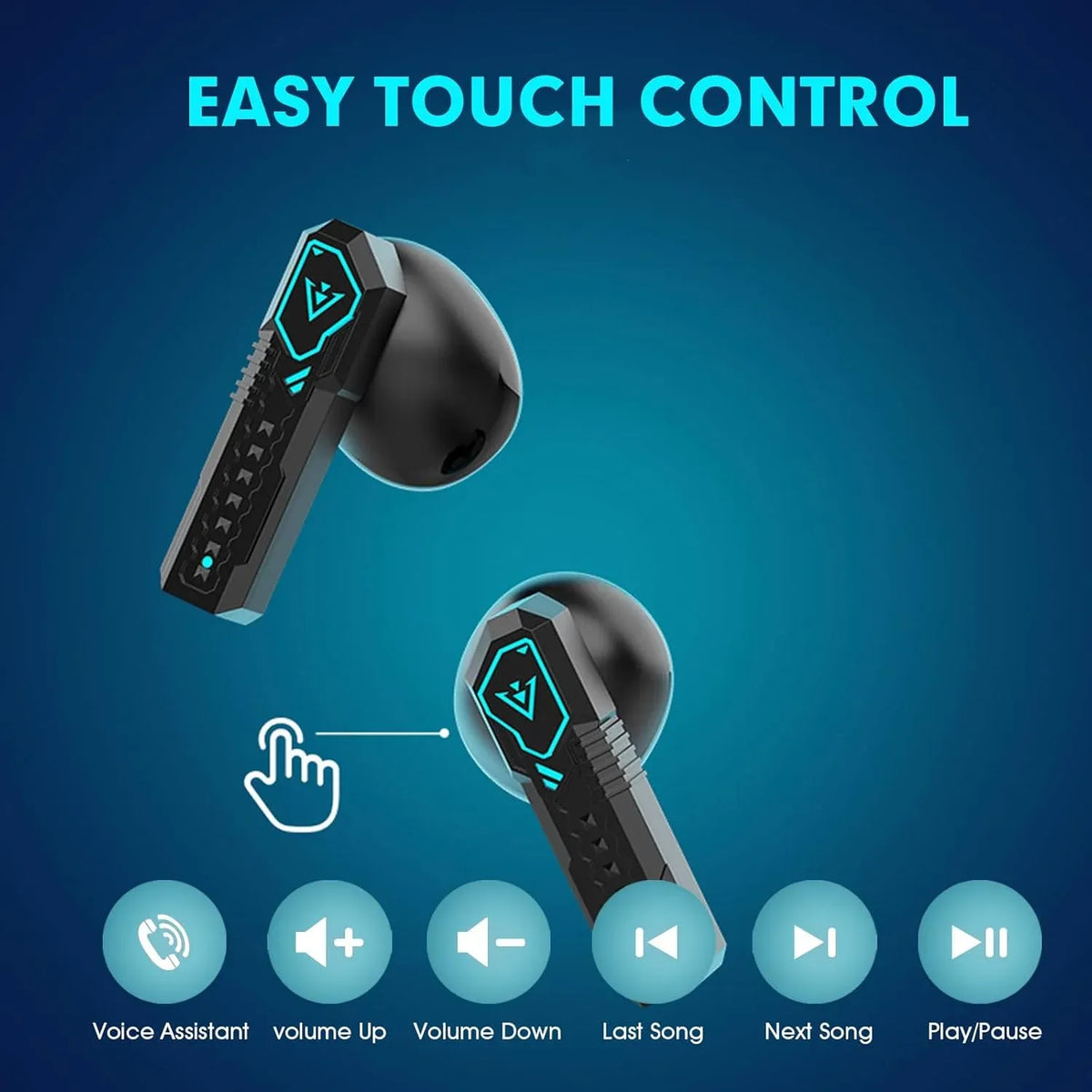 CYXG TWS Gaming Earbuds Bluetooth 5.49