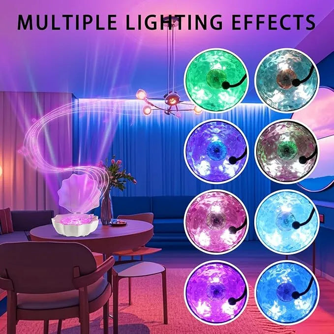Shell Lamp Bluetooth Speaker – LED Light