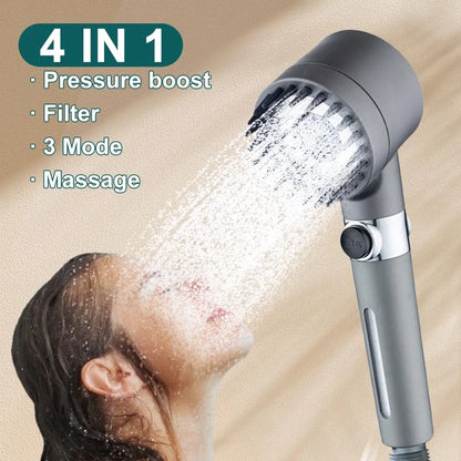 High Pressure Filtered Shower Head 3 Mode