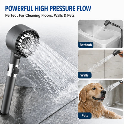 High Pressure Filtered Shower Head 3 Mode
