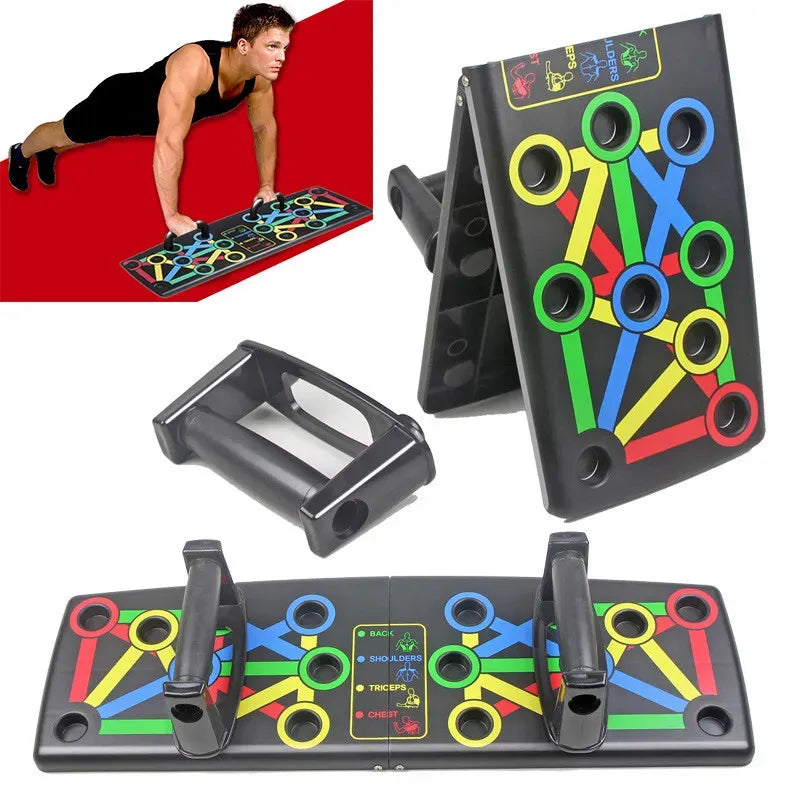 Adjustable Push Up Board Exercise System