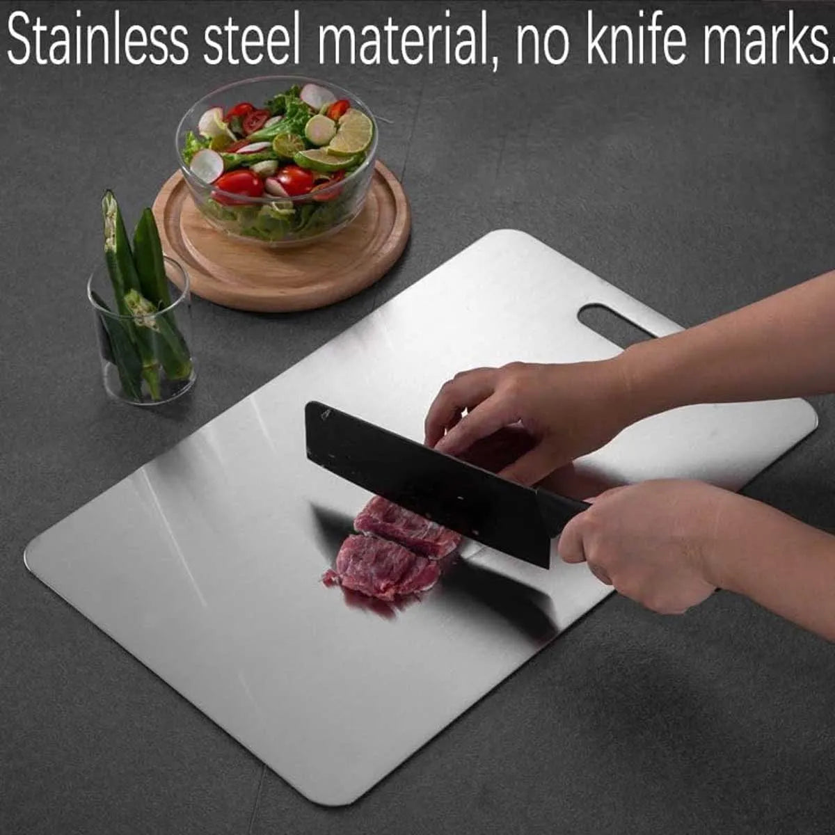 Premium Titanium Chopping Board Kitchen